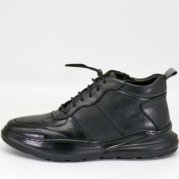 Фото Полуботинки  Simonspark  черный  кожа Z-90611 Фото Полуботинки  Simonspark  черный  кожа Z-90611