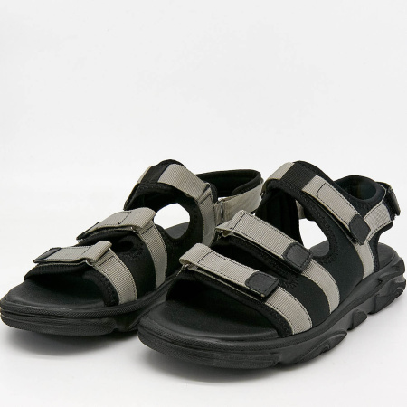 Сандалии  Pandew  черный  иск. материал F-81233 фото в интернет-магазине | Omadey.ru