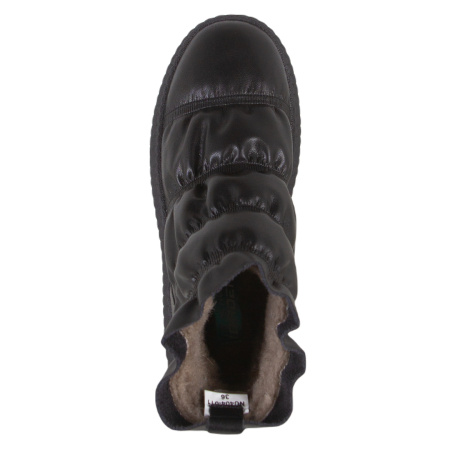 Ботинки  Baden  черный  кожа Z-200247 фото в интернет-магазине | Omadey.ru