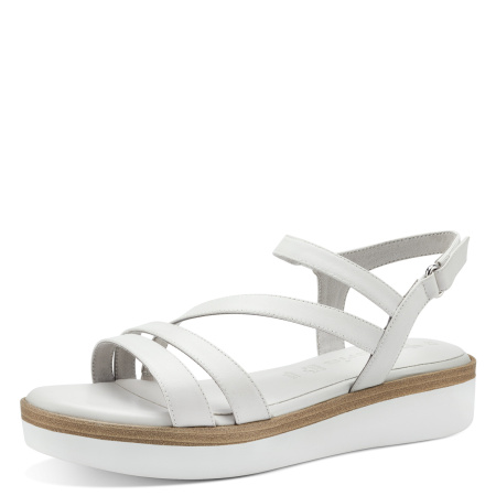 Босоножки  Tamaris  белый  кожа F-200653 фото в интернет-магазине | Omadey.ru