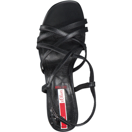 Босоножки  S.Oliver  черный  иск. материал F-80966 фото в интернет-магазине | Omadey.ru