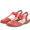 Сандалии  Rieker  красный  кожа/кожа искусств. F-81041 фото в интернет-магазине | Omadey.ru