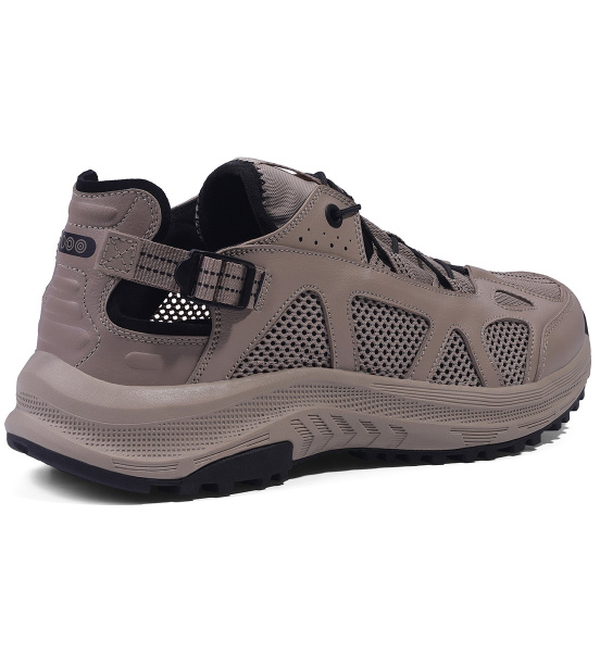 Фото Кроссовки  Strobbs  бежевый  кожа/микрофибра/текстиль F-400244 мужские