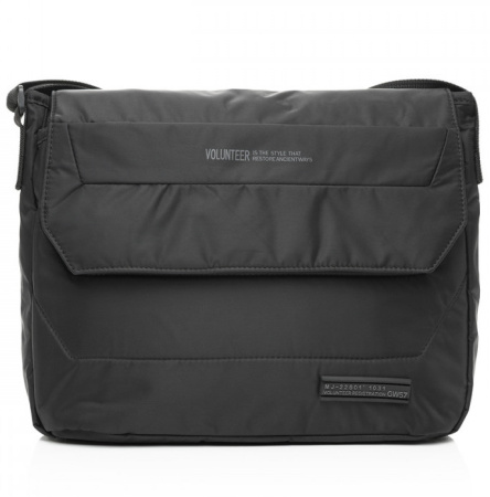 Сумка  мужские Volunteer  черный  текстиль c11606 фото в интернет-магазине | Omadey.ru