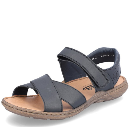 Сандалии  Rieker  синий  кожа/кожа искусств. F-200248 фото в интернет-магазине | Omadey.ru