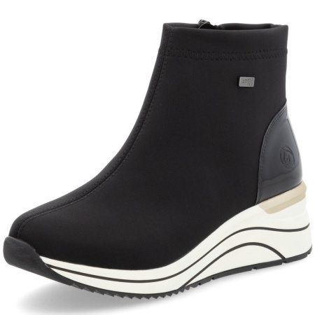 Ботинки  Remonte  черный  кожа искусств./текстиль. Z-400827 фото в интернет-магазине | Omadey.ru