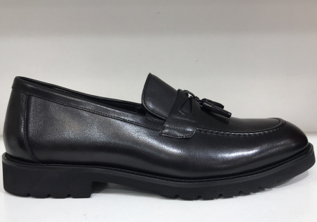 Туфли  Romitan  черный  кожа Z-90453 фото в интернет-магазине | Omadey.ru