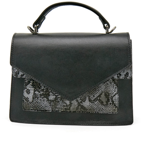 Сумка  Omadey  черный  кожа c09644-blackReptile фото в интернет-магазине | Omadey.ru