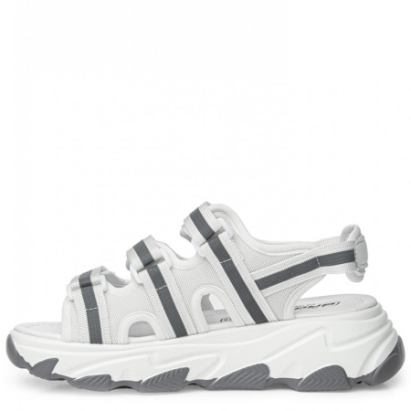 Сандалии  Baden  белый  текстиль F-90901 фото в интернет-магазине | Omadey.ru