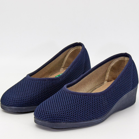 Туфли  Imara ORTO  синий  текстиль F-90020 фото в интернет-магазине | Omadey.ru