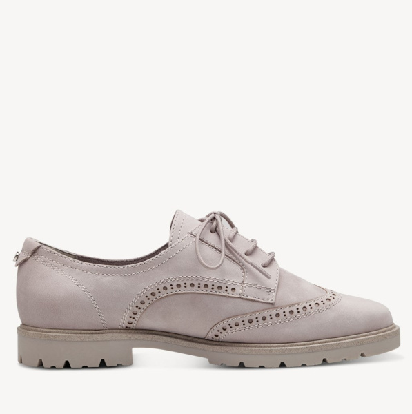 Фото Туфли  Tamaris  серый  кожа Z-400523