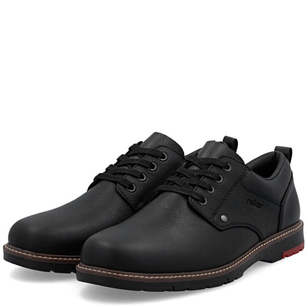 Фото Туфли  Rieker  черный  кожа/кожа искусств. Z-400845 Фото Туфли  Rieker  черный  кожа/кожа искусств. Z-400845