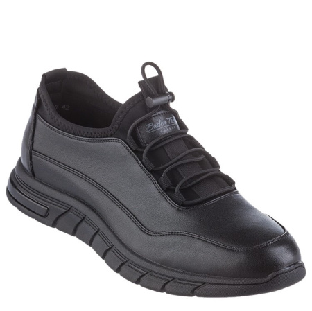 Полуботинки  Baden  черный  кожа Z-400376 фото в интернет-магазине | Omadey.ru