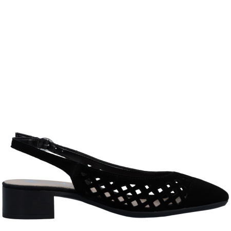 Слингбэки  Rieker  черный  кожа F-401283 фото в интернет-магазине | Omadey.ru