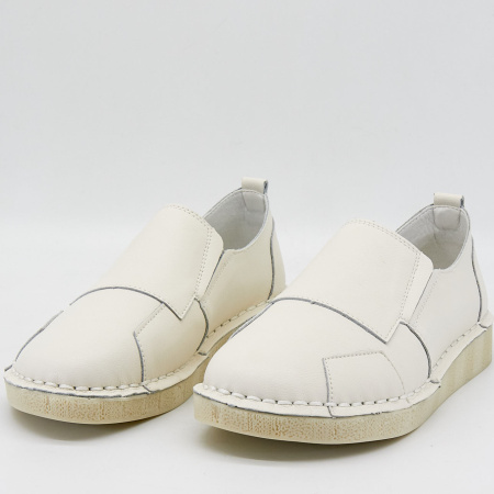 Туфли  Baden  белый  композиц.кожа F-90561 фото в интернет-магазине | Omadey.ru