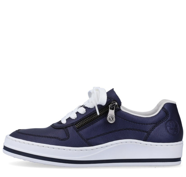 Фото Кроссовки  Rieker  синий  кожа/кожа искусств. F-200068