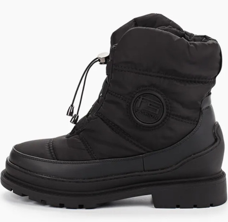 Ботинки  Baden  черный  кожа искусств. Z-8932 фото в интернет-магазине | Omadey.ru