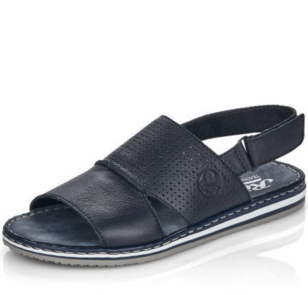 Сандалии  Rieker  синий  кожа F-90045 фото в интернет-магазине | Omadey.ru
