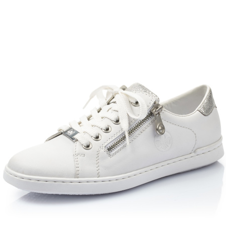 Кеды  Rieker  белый  кожа/кожа искусств. F-100048 фото в интернет-магазине | Omadey.ru