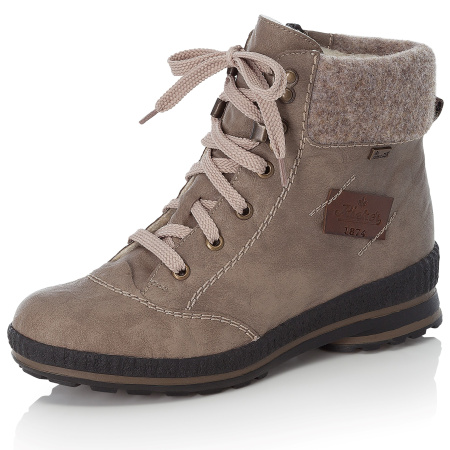 Ботинки  Rieker  бежевый  кожа искусств./текстиль Z-100512 фото в интернет-магазине | Omadey.ru