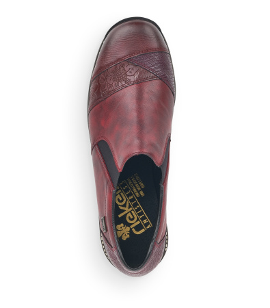 Туфли  Rieker  бордовый  кожа Z-90619 фото в интернет-магазине | Omadey.ru