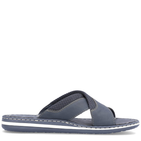 Сандалии  Rieker  синий  кожа искусств. F-300236 фото в интернет-магазине | Omadey.ru