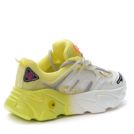 Кроссовки  Crosby  желтый  сетка/кожа искусств. F-90480 фото в интернет-магазине | Omadey.ru