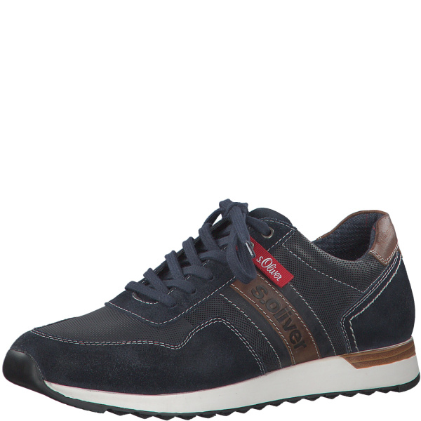 Фото Кроссовки  S.Oliver  синий  кожа Z-90336 мужские Фото Кроссовки  S.Oliver  синий  кожа Z-90336 мужские