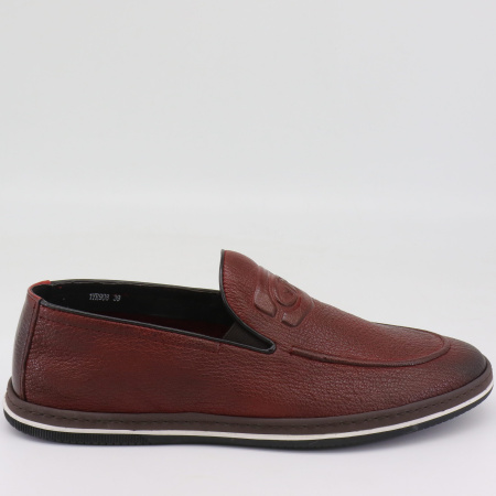 Туфли  Roberto Rossini  красный  кожа F-71012 фото в интернет-магазине | Omadey.ru