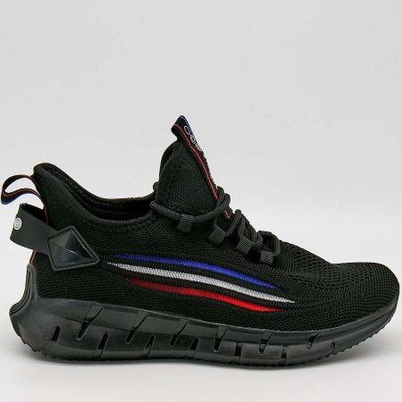 Кроссовки  Strobbs  черный  текстиль F-90403 фото в интернет-магазине | Omadey.ru