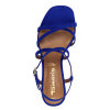 Босоножки  Tamaris  синий текстиль F-400916 фото в интернет-магазине | Omadey.ru