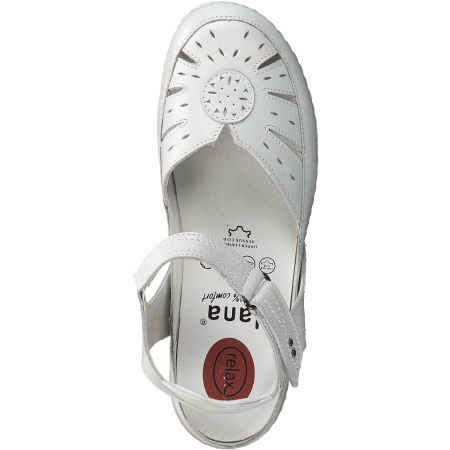 Босоножки  Jana  белый  кожа F-81070 фото в интернет-магазине | Omadey.ru