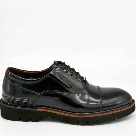 Туфли  Elrosso  черный  кожа Z-89034 фото в интернет-магазине | Omadey.ru