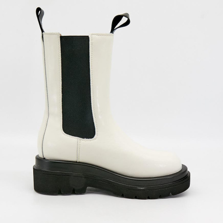 Ботинки  CV Martanni  белый  кожа Z-90646 фото в интернет-магазине | Omadey.ru