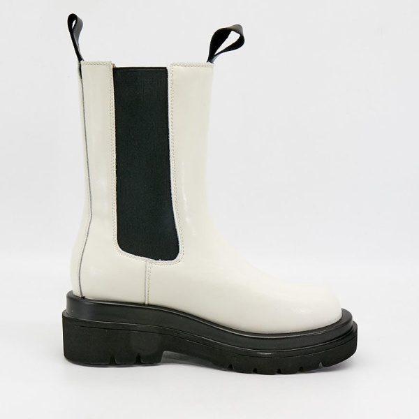 Фото Ботинки  CV Martanni  белый  кожа Z-90646