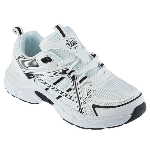 Фото Кроссовки  Baden  белый  кожа искусств. F-400985