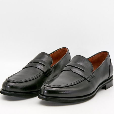 Туфли  Romitan  черный  кожа Z-100664 фото в интернет-магазине | Omadey.ru