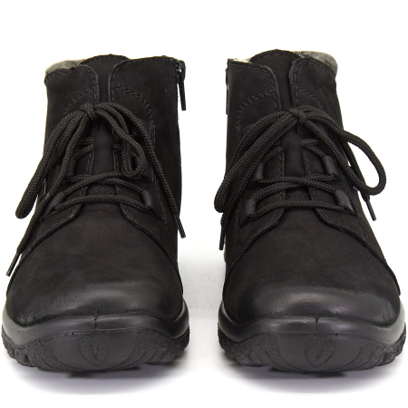 Ботинки  Rieker  черный  кожа/кожа искусств./текстиль Z-8198 фото в интернет-магазине | Omadey.ru