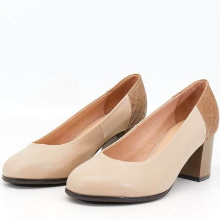 Туфли  Balex  бежевый  кожа Z-6262 фото в интернет-магазине | Omadey.ru