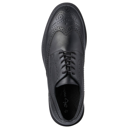 Полуботинки  Marco Tozzi  черный  кожа Z-400344 фото в интернет-магазине | Omadey.ru