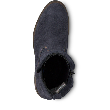 Ботинки  Tamaris  синий  кожа Z-90200 фото в интернет-магазине | Omadey.ru