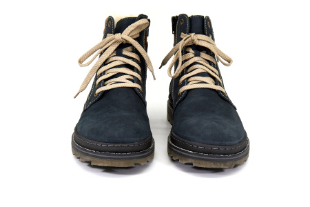 Ботинки  Rieker  синий  кожа/кожа искусств. Z-8194 фото в интернет-магазине | Omadey.ru