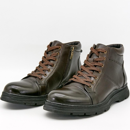 Ботинки  Pavi  коричневый  кожа Z-100941