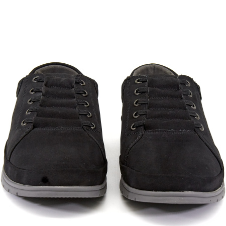 Туфли  Tesoro  черный  нубук искуств. Z-8231 фото в интернет-магазине | Omadey.ru