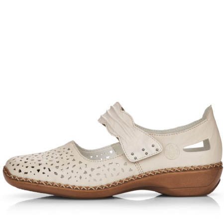 Босоножки  Rieker  бежевый  кожа/кожа искусств. F-400076 фото в интернет-магазине | Omadey.ru