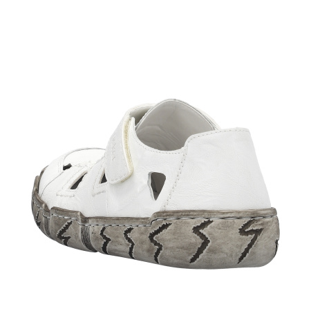 Туфли летние Rieker  белый  кожа/кожа искусств. F-400256 фото в интернет-магазине | Omadey.ru