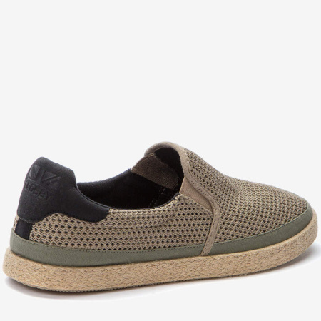 Слипоны  Crosby  хаки  сетка/нубук искусств. F-90835 фото в интернет-магазине | Omadey.ru