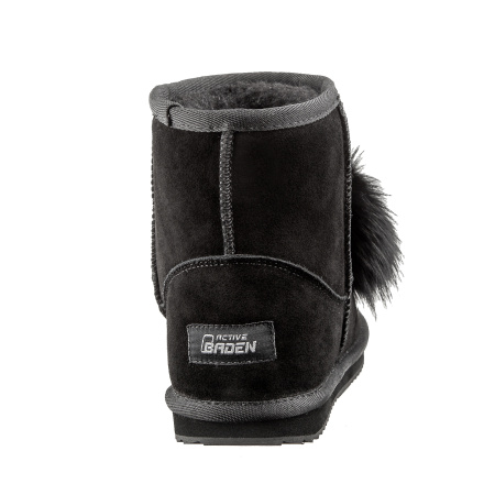 Полусапоги  Baden  черный  кожа Z-89173 фото в интернет-магазине | Omadey.ru