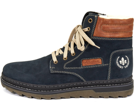 Ботинки  Rieker  синий  кожа/кожа искусств. Z-8194 фото в интернет-магазине | Omadey.ru