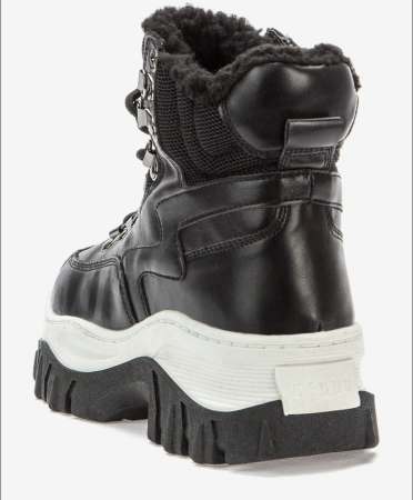 Ботинки  Keddo  черный  кожа искусств./текстиль Z-8983 фото в интернет-магазине | Omadey.ru